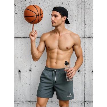 Imagem de Shorts Bermuda Masculino Esportivo - Preto Treino Academia Corrida-Masculino