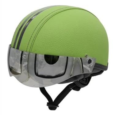Imagem de Capacete Scooter Elétrica de Bike Skate Viseira Silver(Verde Neon,P - VESTE 55/56)