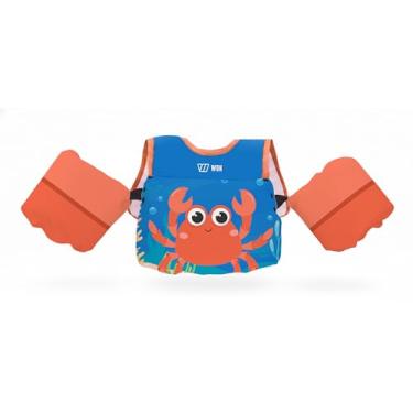 Imagem de Boia Colete Salva Vidas Infantil Flutuador Ajustável e Seguro Para Crianças Até 25kg, 1 a 7 Anos - Piscina Praia Não Fura Won (Caranguejo)