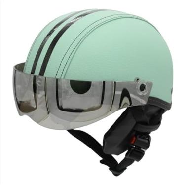 Imagem de Capacete Scooter Elétrica de Bike Skate Viseira Silver(Verde Pastel,P - VESTE 55/56)