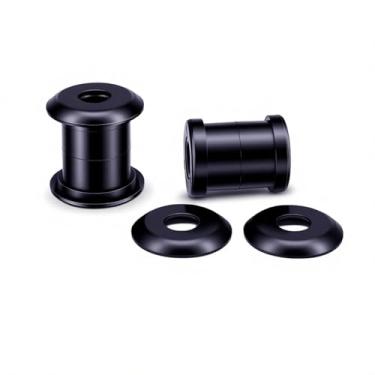 Imagem de Buchas de elevação de guidão de poliuretano preto uretano fr Harley Softail Dyna Sportster Chopper preto