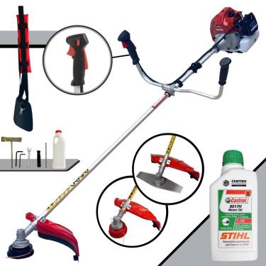 Imagem de Roçadeira Robusta Kawashima Bcj620l 3hp 62cc + Óleo Stihl