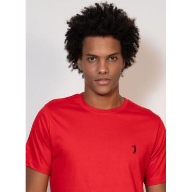 Imagem de Camiseta Vermelha Lisa Aleatory, Vermelho, P