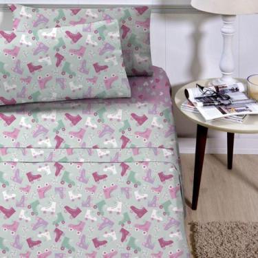 Imagem de Jogo De Lençol Planeta Mágico Solteiro 3 Peças Infantil Estampado - Pa