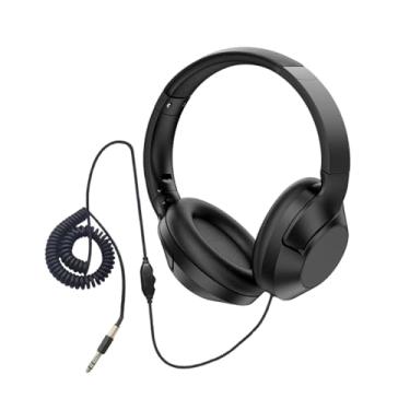 Imagem de AsrMyjcx Fone de ouvido com detector de metais, profissional, leve, portátil, prático, com fio, cabo de mola, Style B