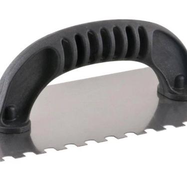 Imagem de Desempenadeira Aço Dentada 12,0x25,5cm Cabo Plástico Fechado - Vonder