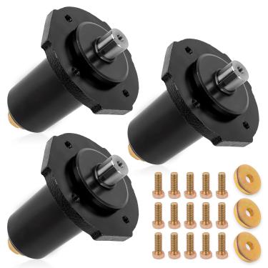 Imagem de wyevee Conjunto de eixo de deck 59202600 para deck de 122 cm 132 cm 152 cm, compatível com A-riens Apex Zoom Gravely ZT Pro-Master Pro-Stance Pro-Turn Series, substitui 59215400 59225700 69219700