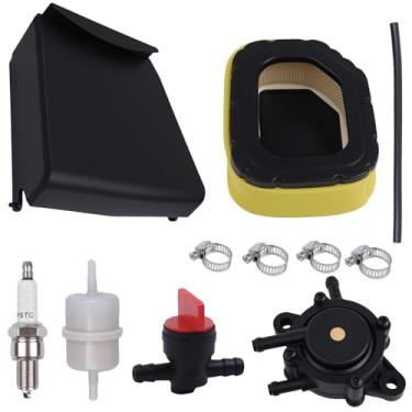 Imagem de Kit de capa de filtro de ar 32 096 08-S com filtro de ar incluído e bomba de combustível 24 393 04-S compatível com motores da série SV710-SV740 da marca Kohler