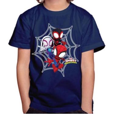 Imagem de Camiseta Camisa Infantil Juvenil Super Herói Homem Aranha Spider Man M