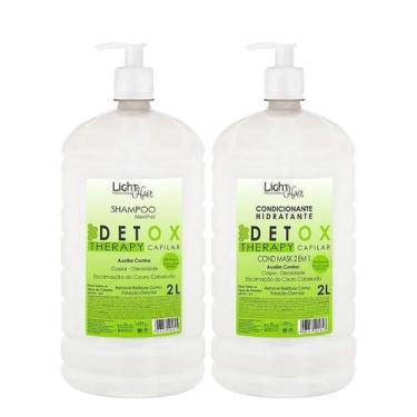 Imagem de Light Hair Kit Shampoo E Condicionador Detox 2L