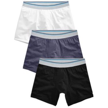 Imagem de Combo com 3 Cuecas Básicas Masculinas Confort Slim Fitness, Sortido, G