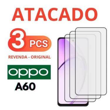 Imagem de Kit 03 Peliculas Vidro 3D Compativel Para Oppo A60 - Db