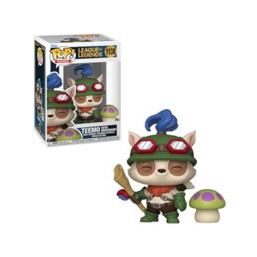 Imagem de Candide, Boneco, Funko POP! Buddy Teemo com Cogumelo, League of Legends - 9 cm
