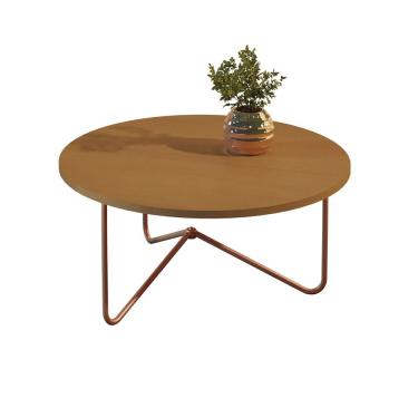 Imagem de Mesa De Centro Jb 8006 Luxo Pe Bronze - Moveis Jb