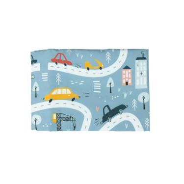 Imagem de Fronha Capa Para Travesseiro Grande Fofuxão Print 1 Peça 1,46m x 46cm 100% Poliéster Com Zíper (Trânsito)