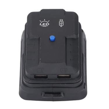 Imagem de Hyuduo Luz de Trabalho LED Sem Fio para Iluminação de Emergência Externa, Luz Portátil de Alta Luminância de 100lm para Bateria de íon de Lítio BAT618 18V, Ideal para Garagens, Canteiros de Obras e