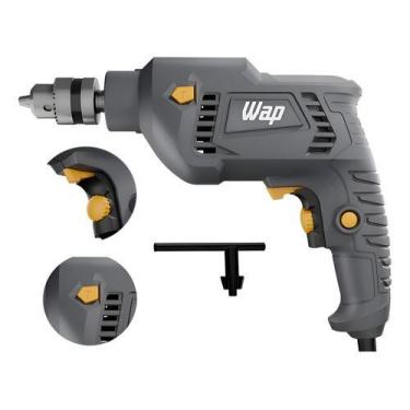 Imagem de Parafusadeira E Furadeira De Impacto Wap Wf 700 Fe13 Preto 220v