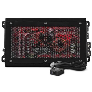 Imagem de Black Diamond Amplificador de áudio automotivo Dia-K1 – 1 canal, monobloco, classe D, 1800 watts, botão de baixo remoto incluído