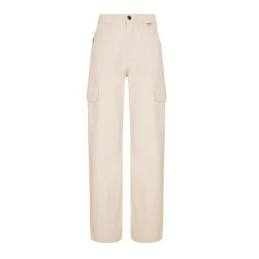 Imagem de Calça John John Relaxed Fit Cargo Ivory-Feminino