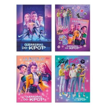 Imagem de Caderno Costurado Tilibra Universitário - Capa Dura Guerreiras Do Kpop