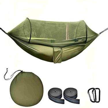 Imagem de Hamaca de Camping FIRINER con Mosquitera Verde