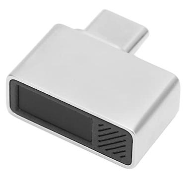 Imagem de Pissente Leitor de Impressão Digital, Detecção de 360 Graus 0.5s Reconhecimento USB Tipo C Com Memória para 10 Impressões Digitais para 7 8 10 11 e 1Password Keeper Dashlane