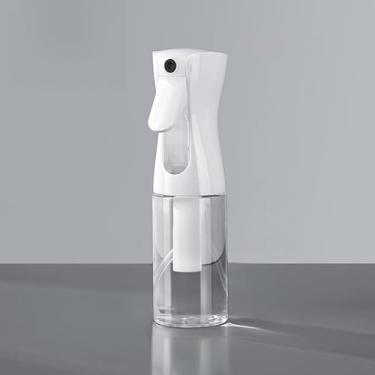 Imagem de 1 frasco de spray atomizador de alta pressão de plástico de névoa fina compatível com álcool 200/300/500 ml para penteados, plantas, limpeza doméstica, transparente, 200 ml