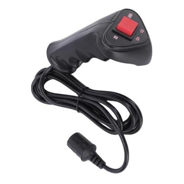Imagem de Luocute Controlador de Guincho Elétrico Universal, Controle Remoto de Guinchos Macho de 3 Pinos Com Cabo de 9,2 Pés, Sistemas de Controle Remoto de Guincho de Reboque para Veículos