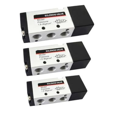 Imagem de 4A110-06 4A210-08 4A310-10 4A410-15 Válvula de inversão de controle de ar de cinco vias de duas posições 1/20.3 cm 1/10.2 cm 3/20.3 cm 1/5.1 cm (4A210-08 PC4-02)