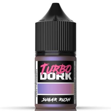 Imagem de Turbo Dork Tinta acrílica Sugar Rush TurboShift frasco de 22 ml - Tinta de mudança de cor metálica não tóxica à base de água