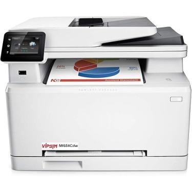 Imagem de VIPSIM Impressora Pro MFP MF654Cdw - impressão, cópia, fax, configuração rápida, fácil de configurar, preto e branco, velocidades rápidas, funciona com toner 067