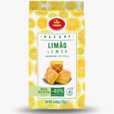 Imagem de Biscoito Wafer Limão Vieira 125g