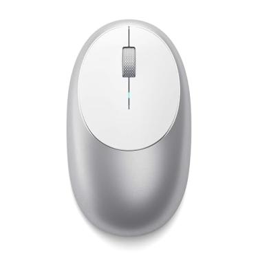 Imagem de Satechi Mouse M1 de Alumínio Bluetooth 5.0 Recarregável com USB-C – Compatível com MacBook Pro/Air M1 & M2, iPad Pro/Air, iMac, Mac Mini e mais (Prata)