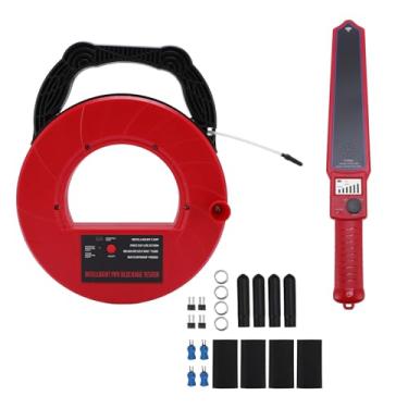 Imagem de Jiawu Localizador de Detector de Bloqueio de Tubulação para Tubos de PVC e Metal, Localizadores de Tubos de 2M Scanner de Parede de Esgoto Subterrâneo, Sensibilidade Ajustável