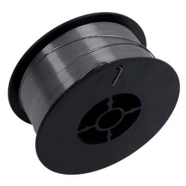 Imagem de waltyotur Pacote com 1 fio de solda de núcleo de fluxo de 0,1 cm, fio de solda MIG de aço suave sem gás de 0,9 kg, E71T-GS para soldagem de aço de baixo carbono e aço de baixa liga