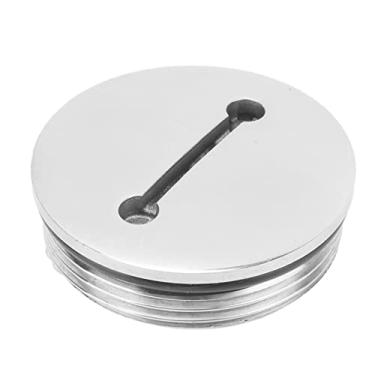 Imagem de Aoresac Tampa do Tanque de Gás do Barco, Tampa de Enchimento Convés Aço Inoxidável Com Corrente para Barcos, Iates, Caravanas, Trailers, Caminhões, Tratores e Tanques (50MM)