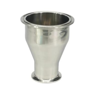 Imagem de 1 peça de tubo de ajuste O.D Reduzir 89 mm-51 mm Tri Clamp 8.9 cm-5.1 cm Aço Inoxidável 304 Virola Concêntrica Redutor de Encaixe de Tubo
