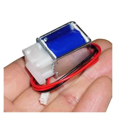 Imagem de Válvula solenoide normalmente fechada DC 3V 5V 6V 2 posições válvula de controle de fluxo de água de ar bidirecional monitor de bomba DIY
