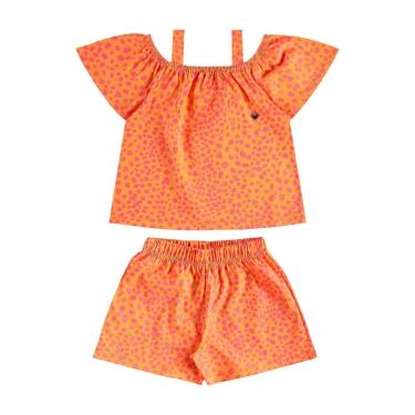 Imagem de Conjunto Estampado Bata Short Bee Loop-Feminino