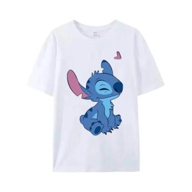Imagem de Camiseta De Casal Disney Para Homens E Mulheres, Estilo Harajuku, Top 