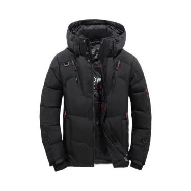 Imagem de Jaqueta De Inverno Masculina Leve E Quente Com Gola Destacável, Casual