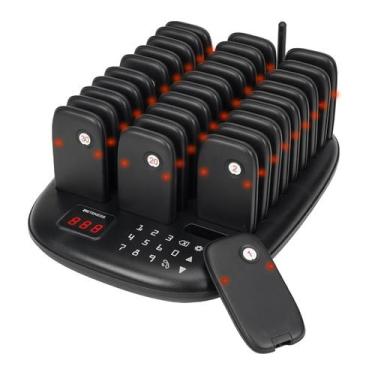 Imagem de Sistema de Pager para Restaurante Retekess TD175P 30 Pagers Alcance de