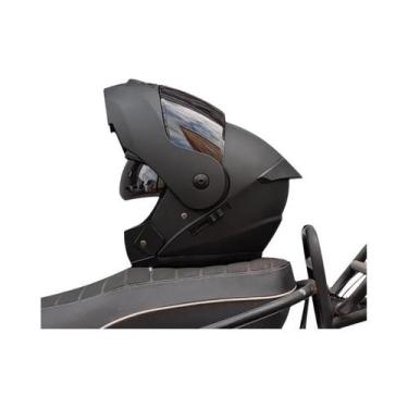 Imagem de Capacete Modular Para Motocicleta Aprovado Pelo DOT Com Lente Dupla E 