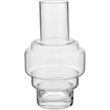 Imagem de Vaso Decorativo Enfeite Casa Vidro 25x15x15cm