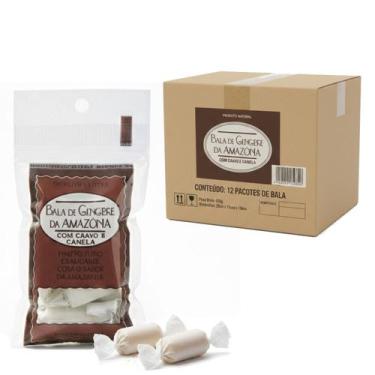 Imagem de Kit c/ 12und Bala da AMAZÔNIA Gengibre, Cravo e Canela 35g