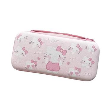 Imagem de Estojo Protetor Para Nintendo Switch OLED Cinnamoroll Stitch Kitty Kur
