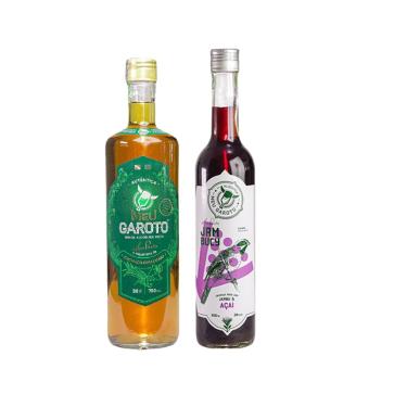Imagem de Kit Cachaça de Jambu com Açaí 500ml + Cachaça de Jambu 700ml
