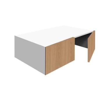 Imagem de Maleiro para Módulo New Tuyo 2 Portas Branco e Itapuã 90 cm - Keva