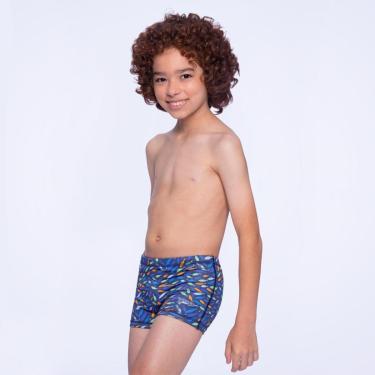 Imagem de Sunga Infantil Boxer Fish - AZUL NOTURNO-Masculino