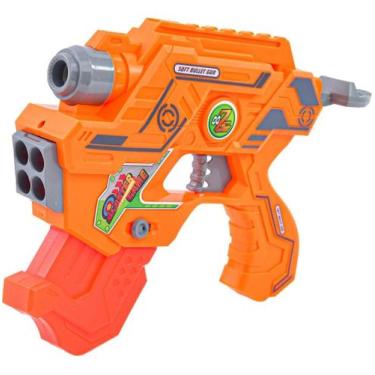 Imagem de Pistolinha de Brinquedo Infantil Lança Dardo E Água 2 Em 1 Soft Gun - 